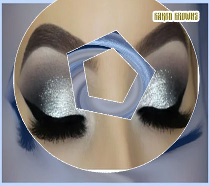 Brown eyeshadow look