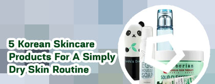 Dry skin korean skincare