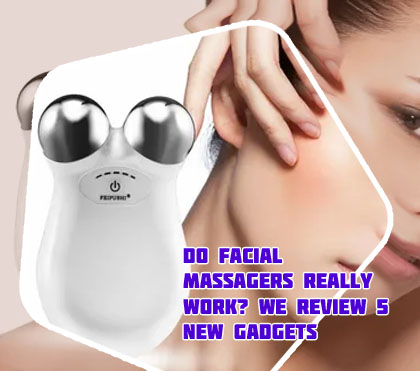 Facial massager device