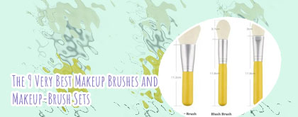 Fancy makeup brushes