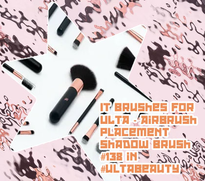 It brushes
