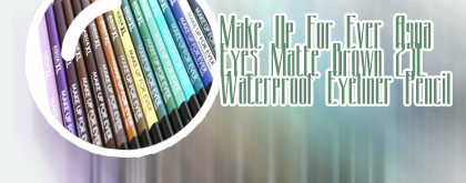 Makeup forever eyeliner